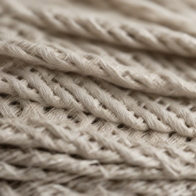Macro view of linen weave