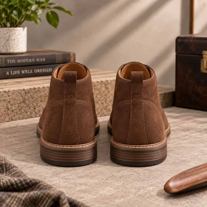 Bemount Ashcroft Brown Suede Chukka Boots view 4