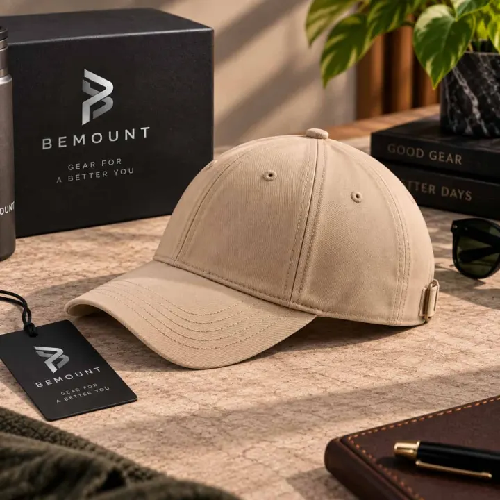 Bemount Baxter Stone Cotton Twill Cap view 2