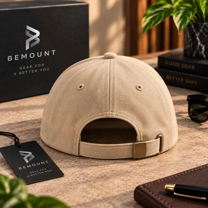 Bemount Baxter Stone Cotton Twill Cap view 3