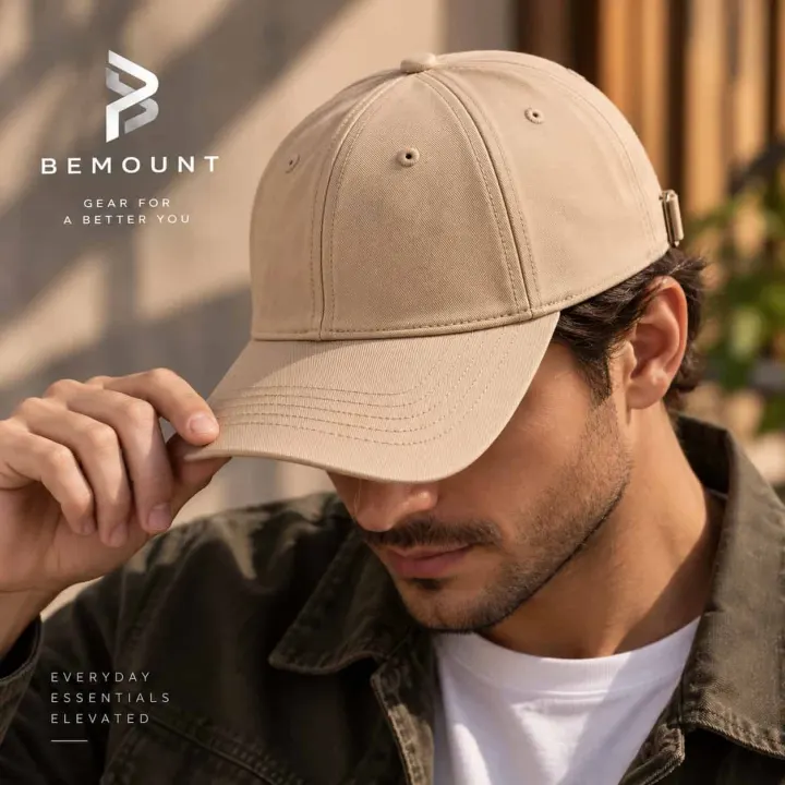 Bemount Baxter Stone Cotton Twill Cap view 4