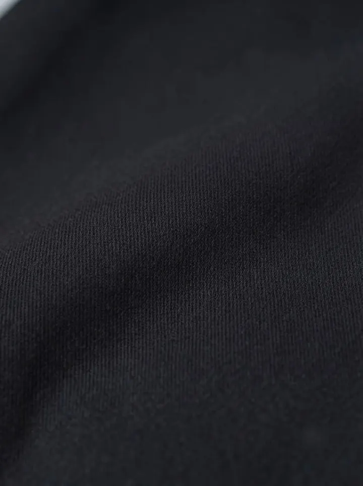 Bemount Wide-Leg Chino, Pitch Black, texture view
