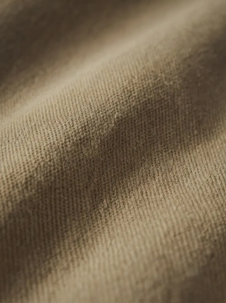 Bemount Wide-Leg Chino, Washed Khaki, texture view