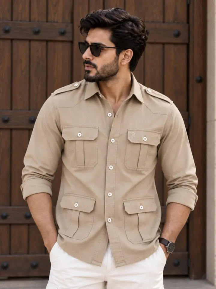 Bemount Desert Taupe Hunter Shirt, view 2