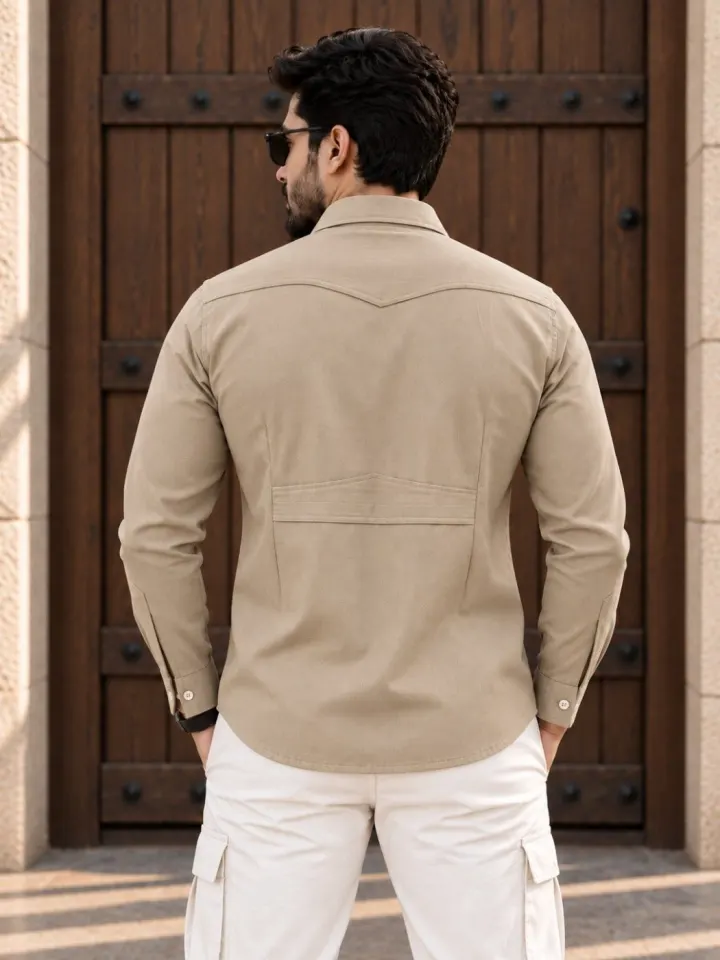 Bemount Desert Taupe Hunter Shirt, view 4