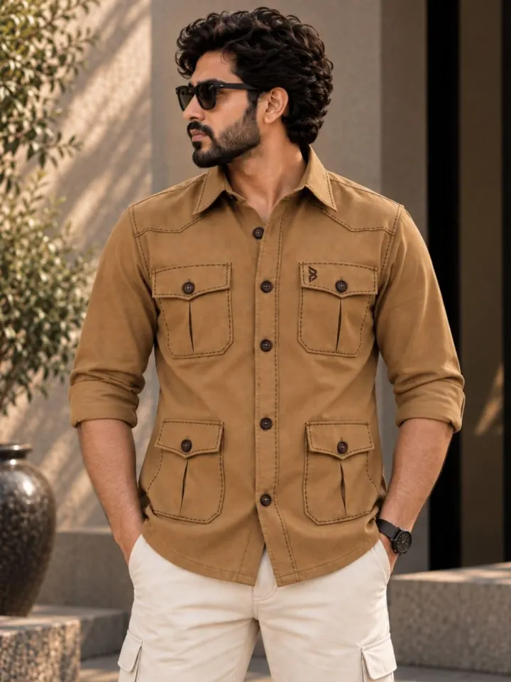 Bemount Terra Tan Hunter Shirt, view 1
