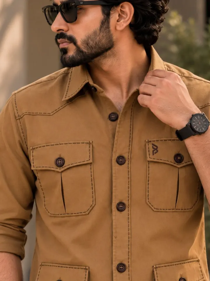 Bemount Terra Tan Hunter Shirt, view 5