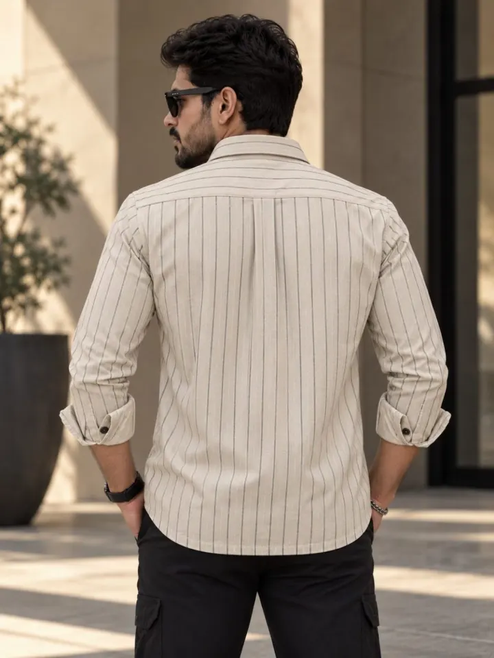 Bemount Ridgeway Pinstripe Hunter Shirt, view 5