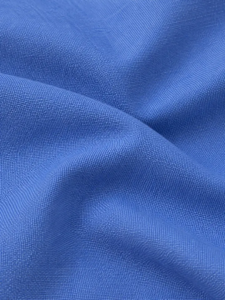 Bemount Bemount French Blue Oxford Shirt in French Blue, texture view