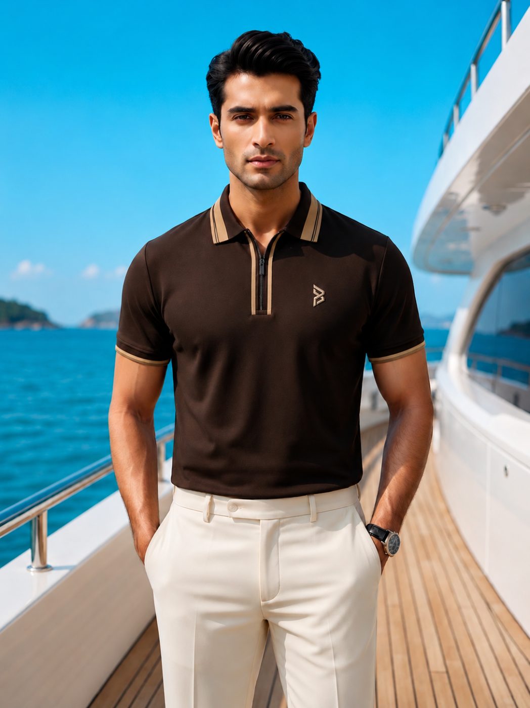 Chocolate Brown Polo