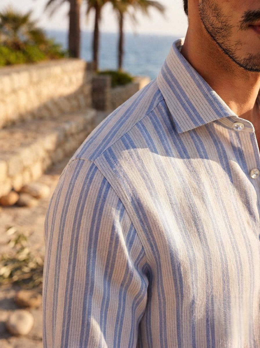 Beaumont Blue Stripe Shirt