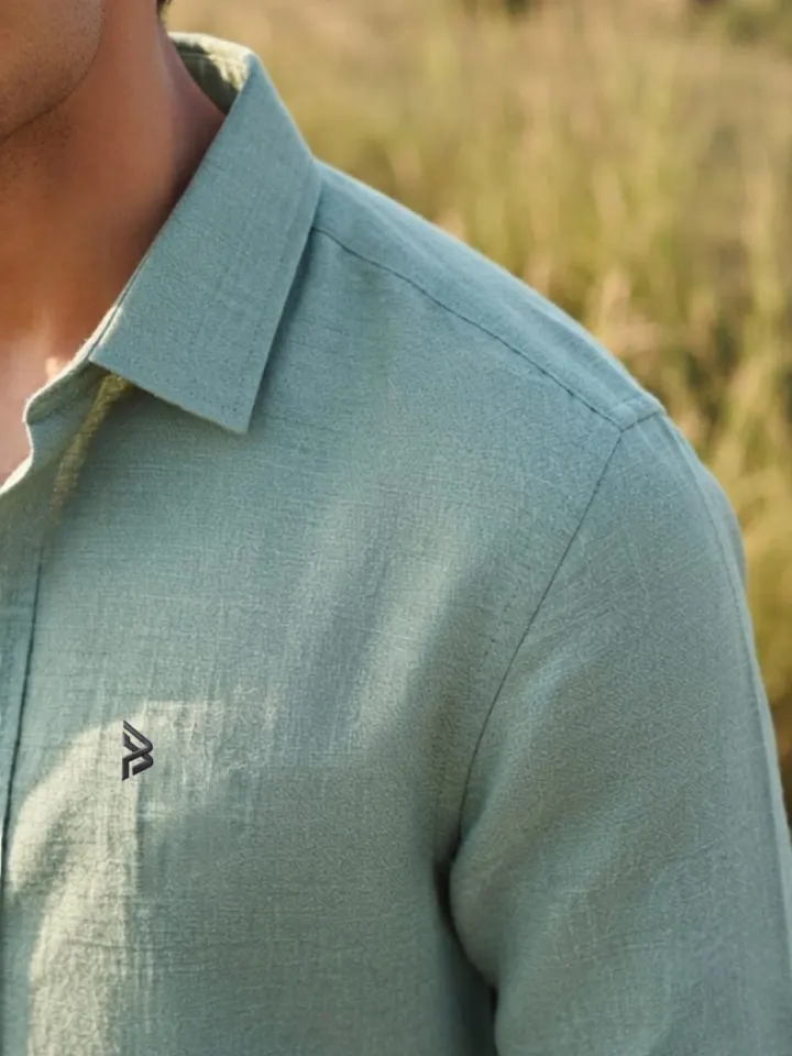 Mint Breeze Minimalist Shirt