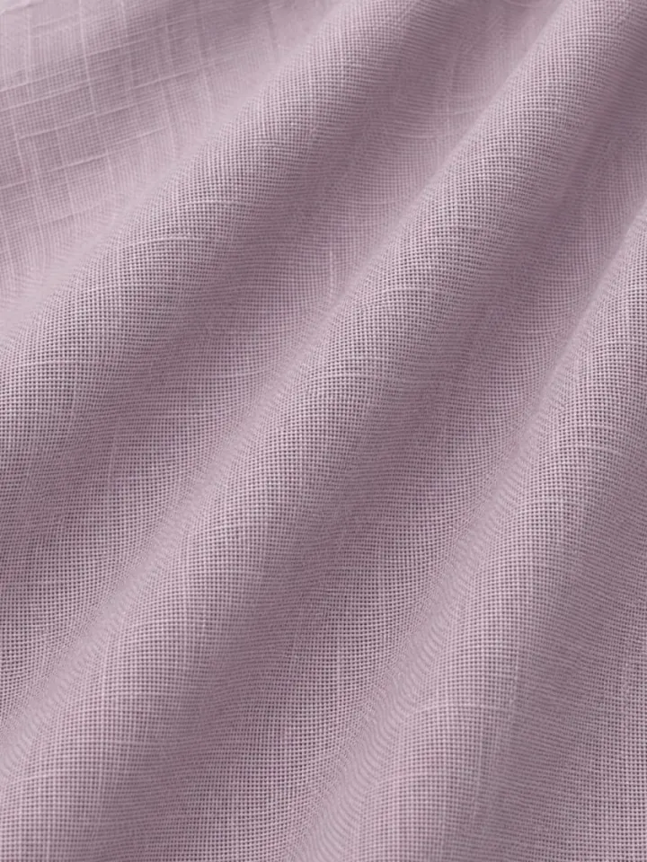 Bemount Riviera Lavender Linen-Blend Shirt