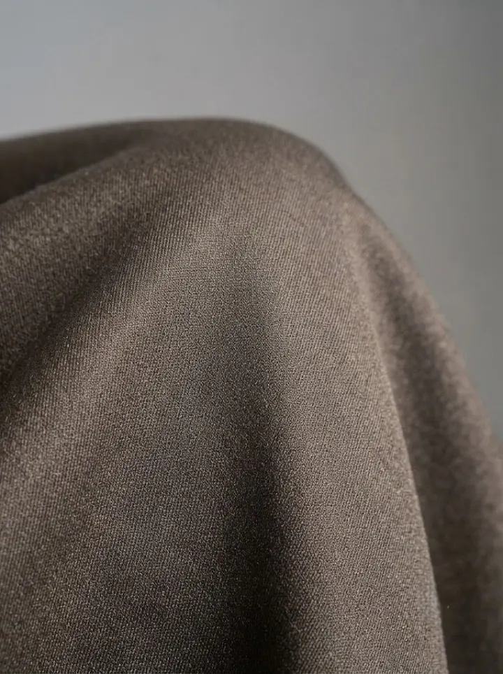 Bemount Earthy Taupe Tailored Trouser, closeup