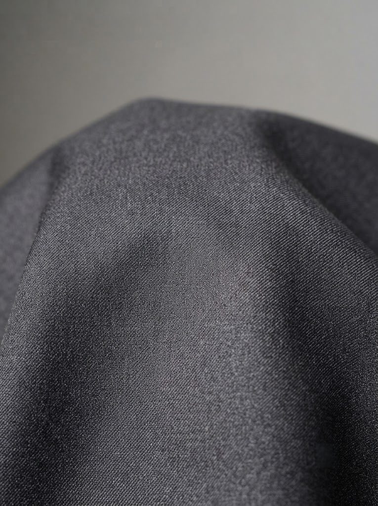 Executive Charcoal Tailored Trouser, closeup view