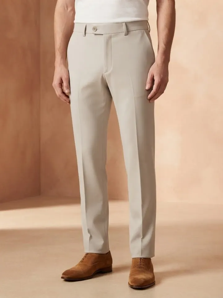 Bemount Versatile Stone Tailored Trouser, front view