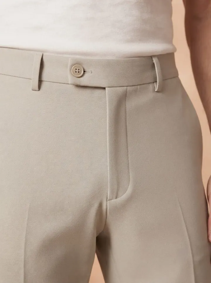 Bemount Versatile Stone Tailored Trouser, waist view